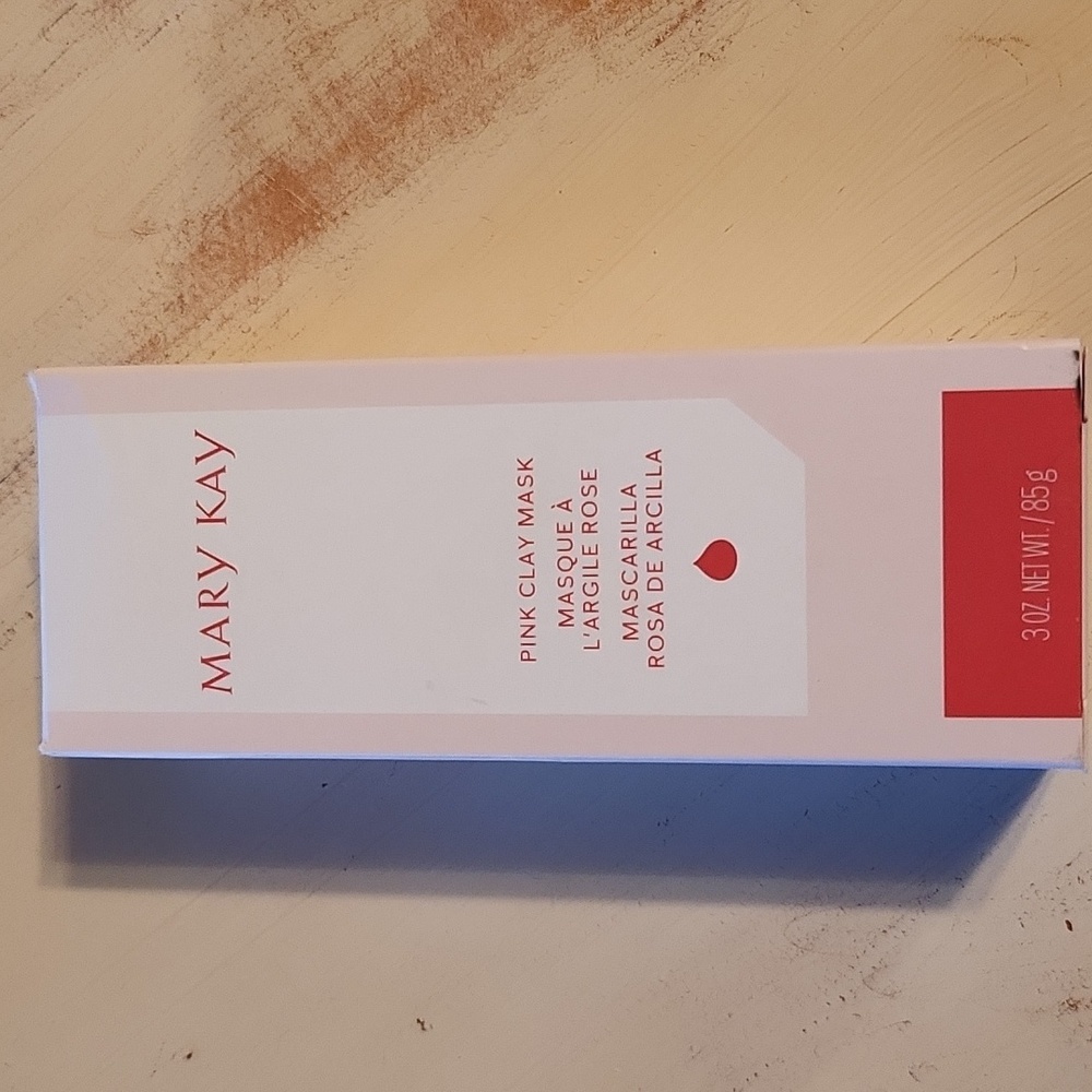 Pink clay mask